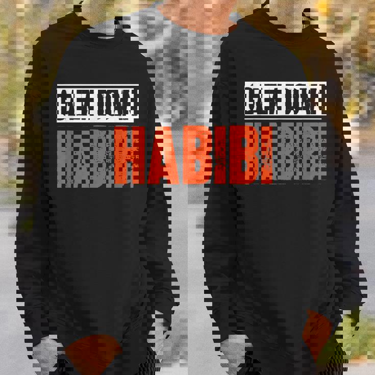 落ち着けハビビ スウェットシャツ 彼への贈り物