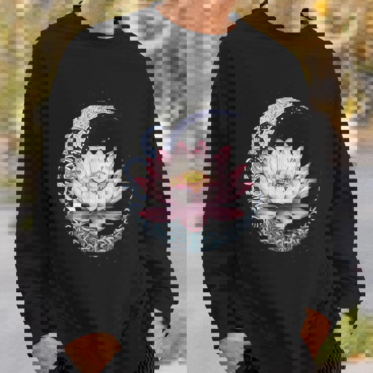 蓮の花 ヨガ 形而上学 スウェットシャツ 彼への贈り物