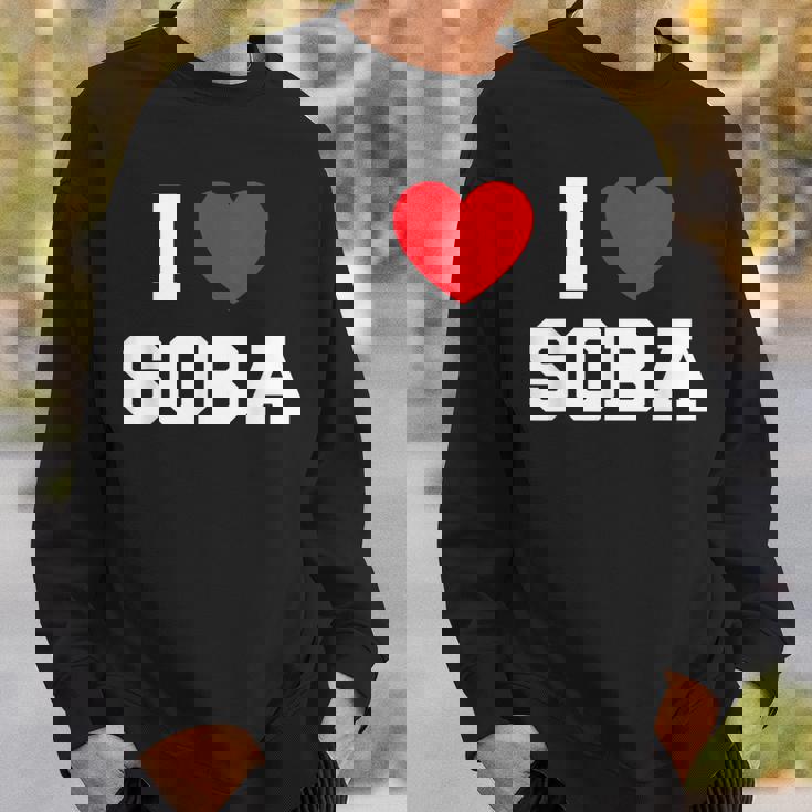 蕎麦大好き スウェットシャツ 彼への贈り物