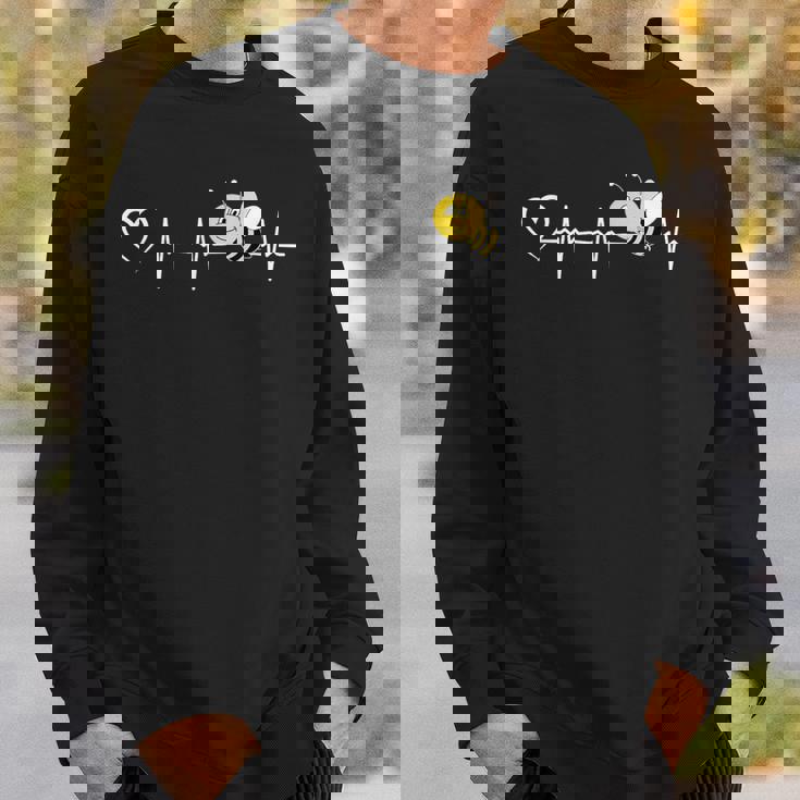 蜂 ハートビート 蜂 ハート 蜂 女王 ミツバチ スウェットシャツ 彼への贈り物