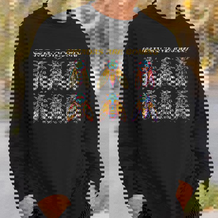 蝉がやってくる、蝉ゲドン2024 蝉 スウェットシャツ 彼への贈り物