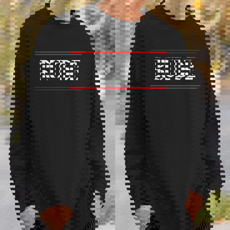 言葉 Rude On It スウェットシャツ 彼への贈り物