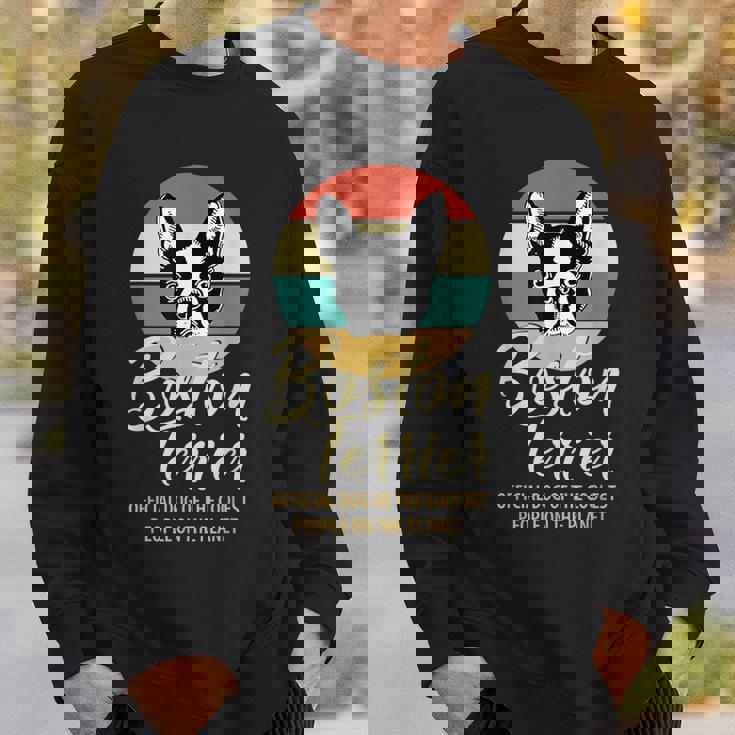 誇り高きボストンテリア オーナーシャツ、ボストンテリア 子犬 スウェットシャツ 彼への贈り物