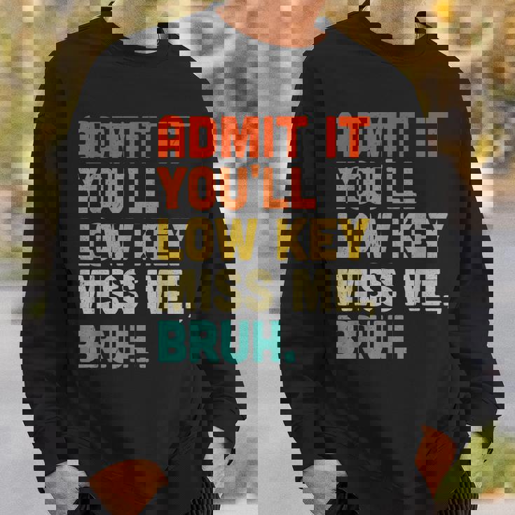 認めてくれよ控えめなミス・ミー・ブラッシュ・ファニー・ブラシ・ティーチャー スウェットシャツ 彼への贈り物