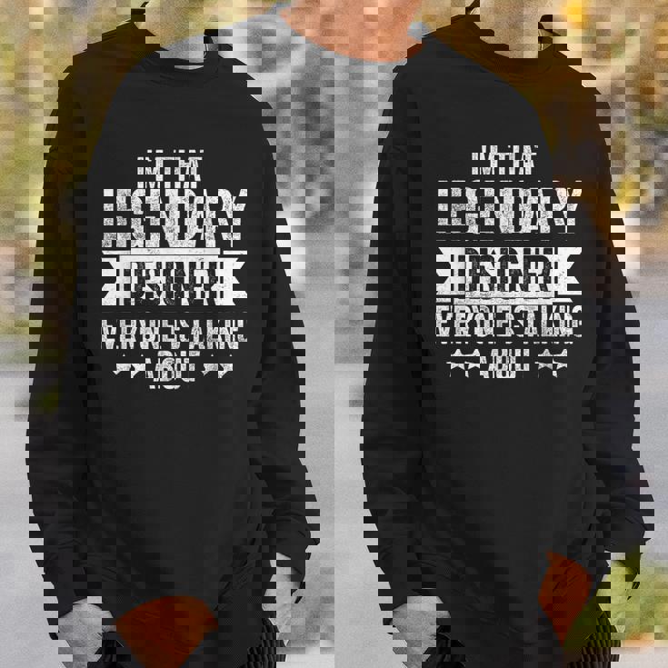 誰もが語る伝説のデザイナーだ スウェットシャツ 彼への贈り物