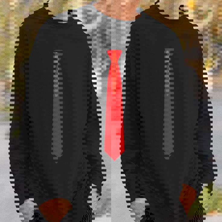 赤いネクタイ、ネクタイファニードレス スウェットシャツ 彼への贈り物