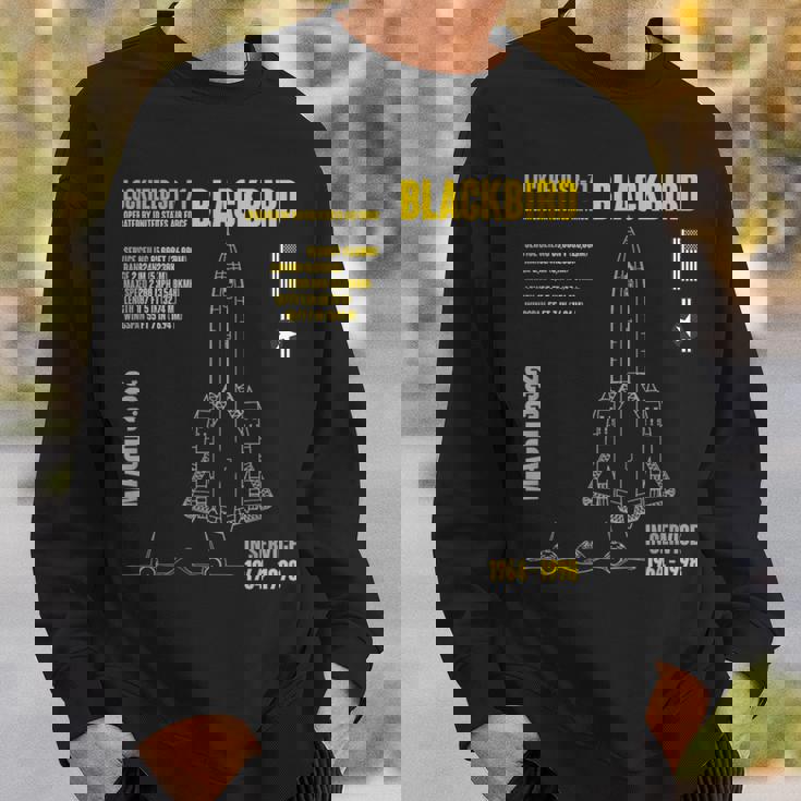 軍用航空機 ロッキードr-71 ブラックバード Usaf スウェットシャツ 彼への贈り物