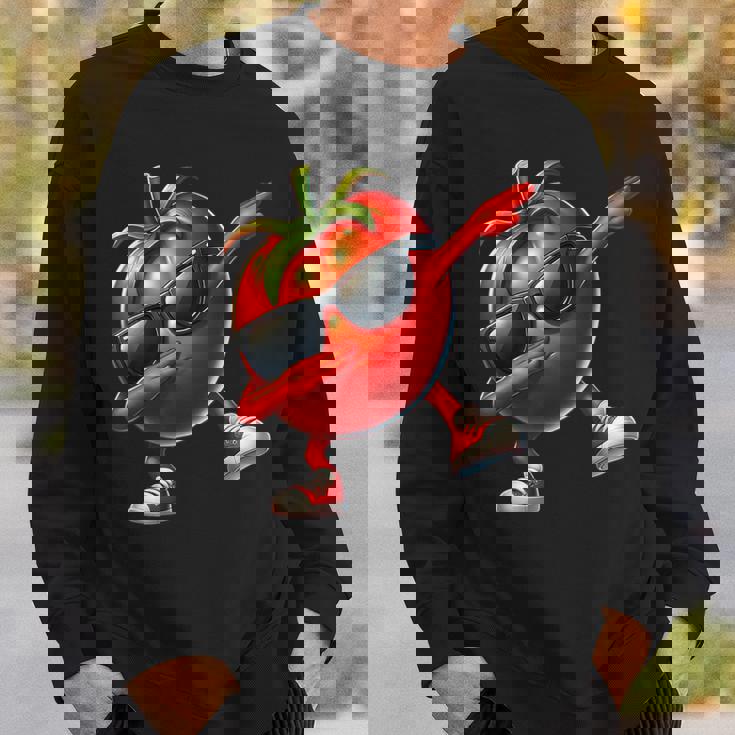 軽くたたくトマト ダンシング 軽くたたくトマト フルーツ スウェットシャツ 彼への贈り物