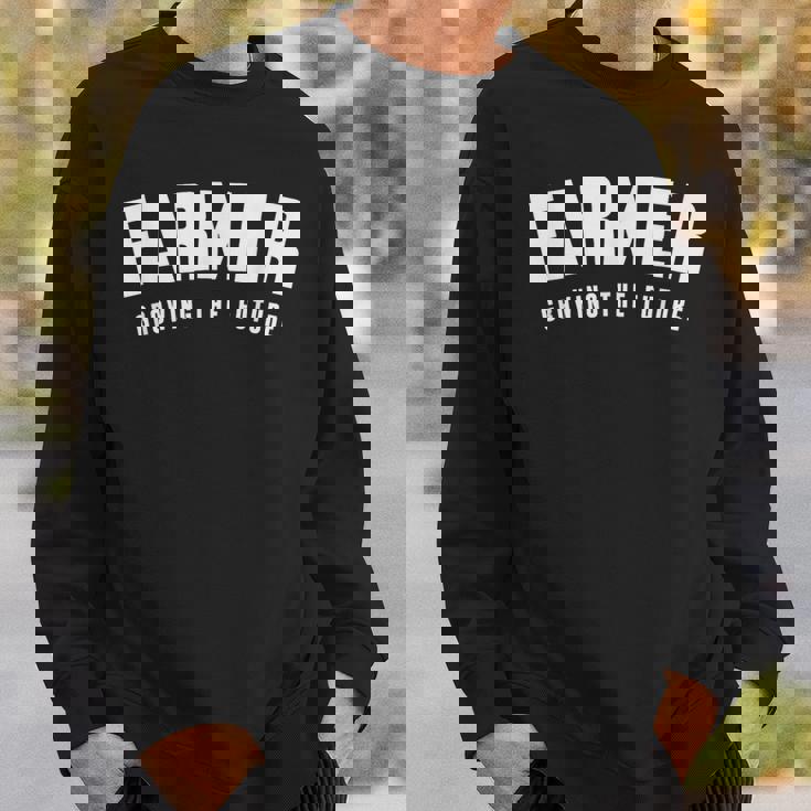 農家 未来を育てる スウェットシャツ 彼への贈り物