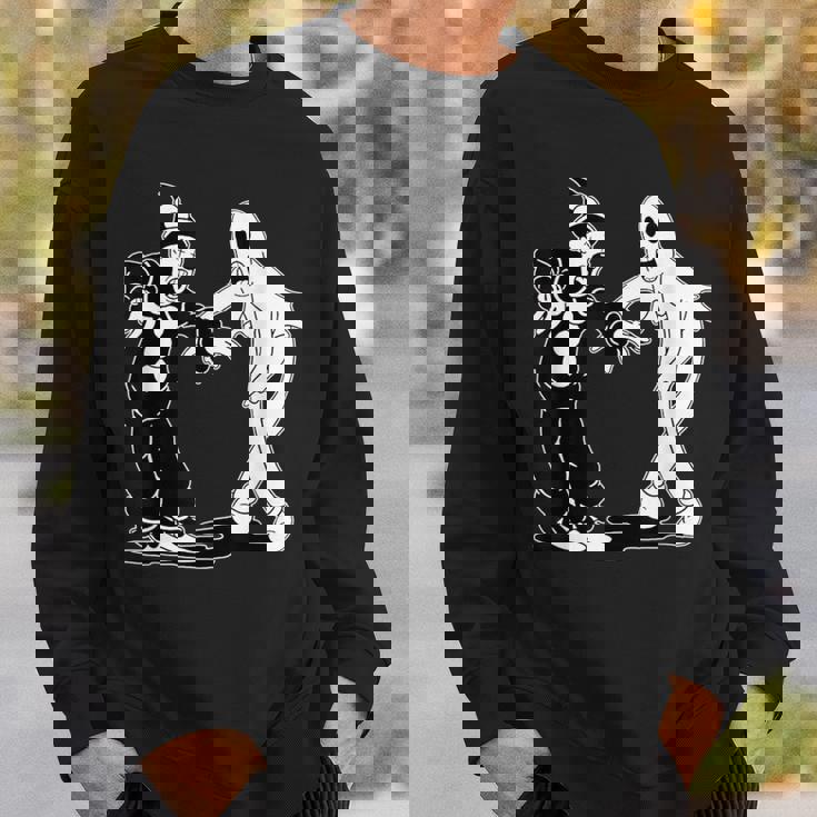 道化師のココと幽霊の踊り スウェットシャツ 彼への贈り物