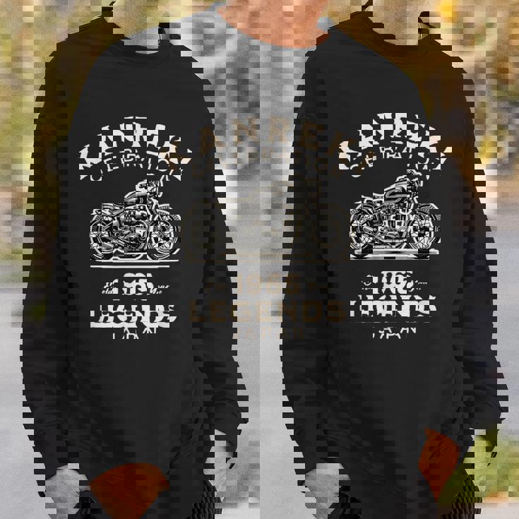 還暦祝い 1965年生まれのバイク好き 2025年60歳記念 かっこいい スウェットシャツ 彼への贈り物