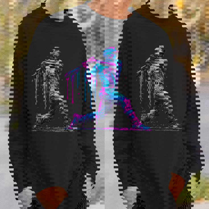 野球 選手 ドリップ アイスクリーム ドリップ 野球 試合 デイ ユース スウェットシャツ 彼への贈り物