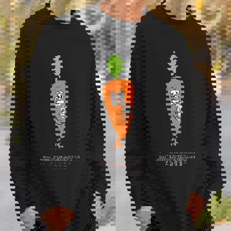 野菜 キャラクター 豊作 ロマネスコ にんじん 畑 スウェットシャツ 彼への贈り物