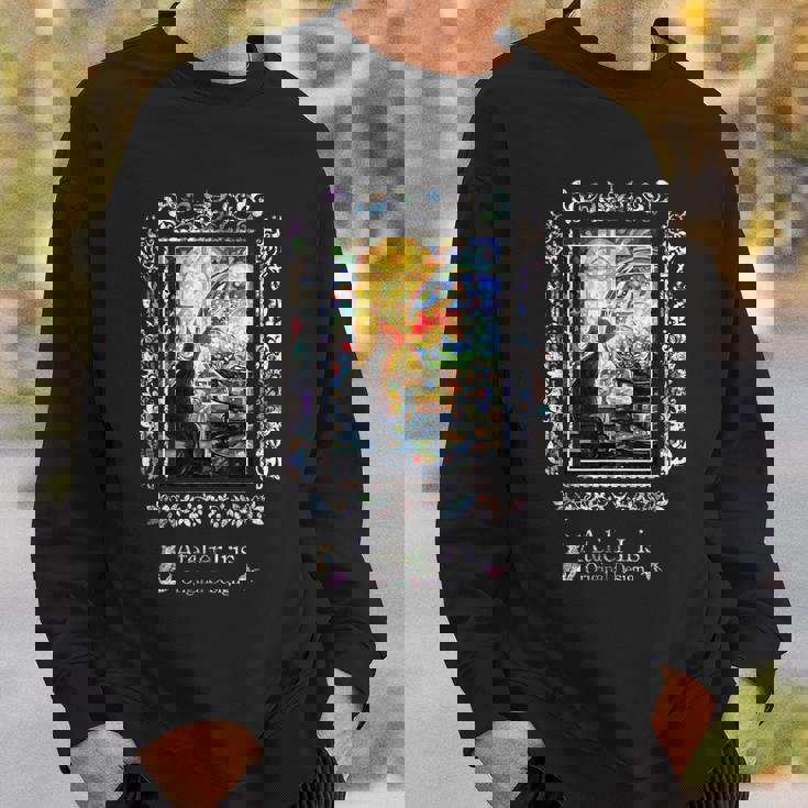 金魚さんとチュッ 猫 金魚 スウェットシャツ 彼への贈り物