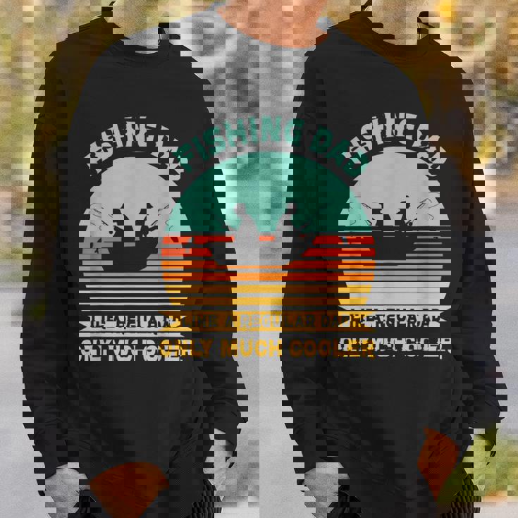 釣りバカ日誌 普通のパパよりカッコイイ！？ おとっつぁん フィッシャー 父 魚 フィッシング スウェットシャツ 彼への贈り物