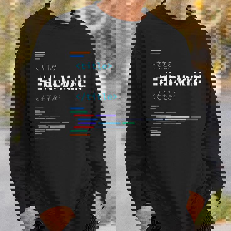 開発者 Hello World スウェットシャツ 彼への贈り物