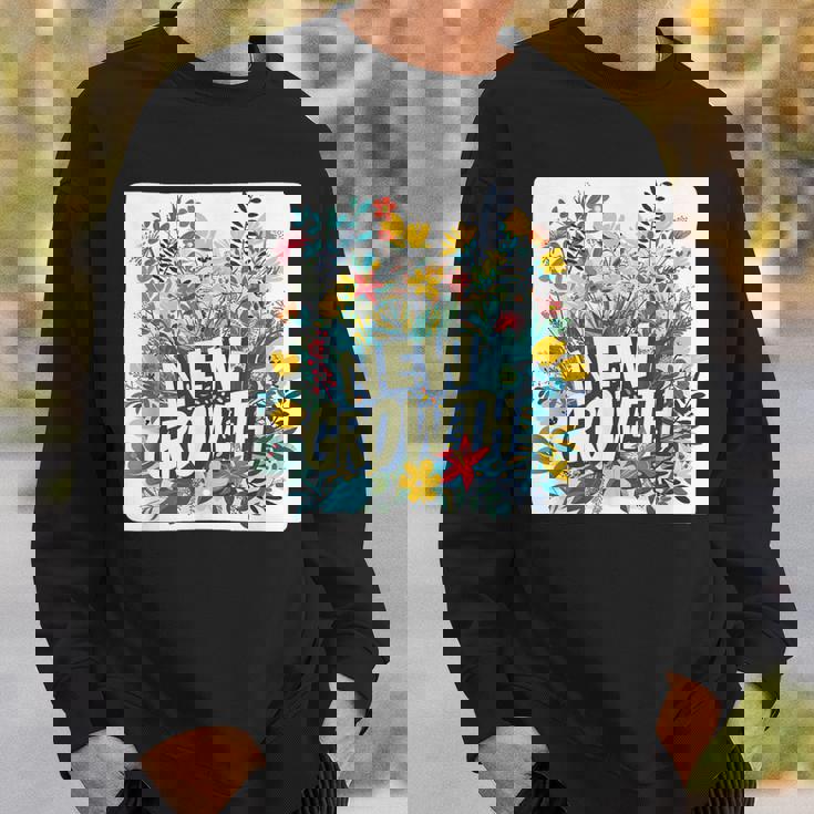 開花した外観のためのかなり新しい成長スタイル スウェットシャツ 彼への贈り物