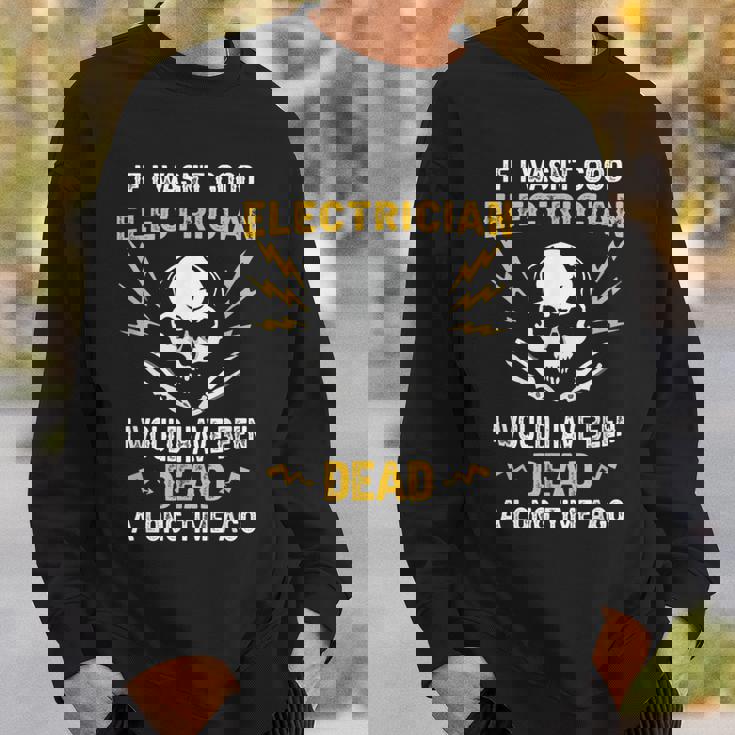 メンズ 電気工事士 電気 おもしろ電気工事士 スウェットシャツ 彼への贈り物