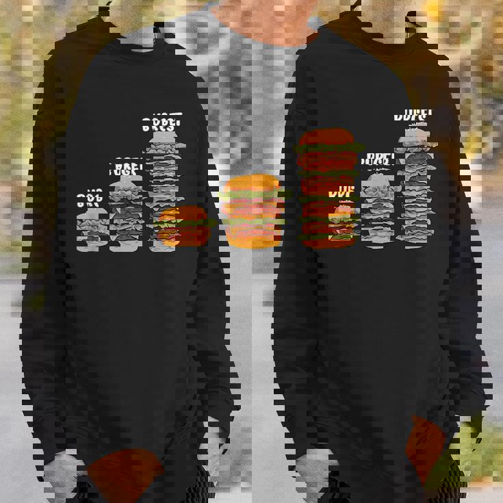 面白い バーグ バーガー バージェスト バーガー ハンバーガー チーズバーガー スウェットシャツ 彼への贈り物