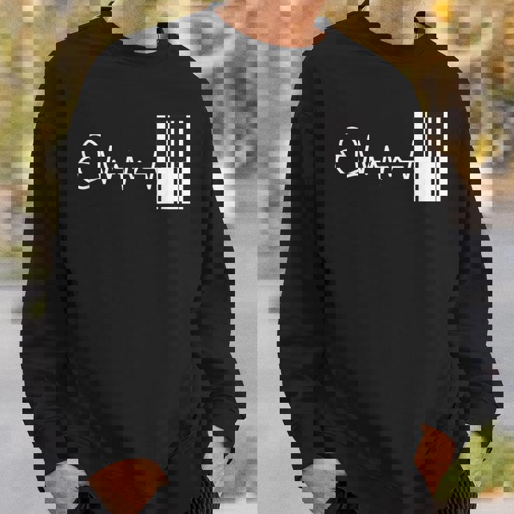 面白い ピアノ 音楽 ピアノ ギフト ピアニスト スウェットシャツ 彼への贈り物