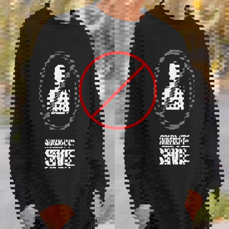 面白い 脱臼 肩 骨折 & 肩折れ スウェットシャツ 彼への贈り物