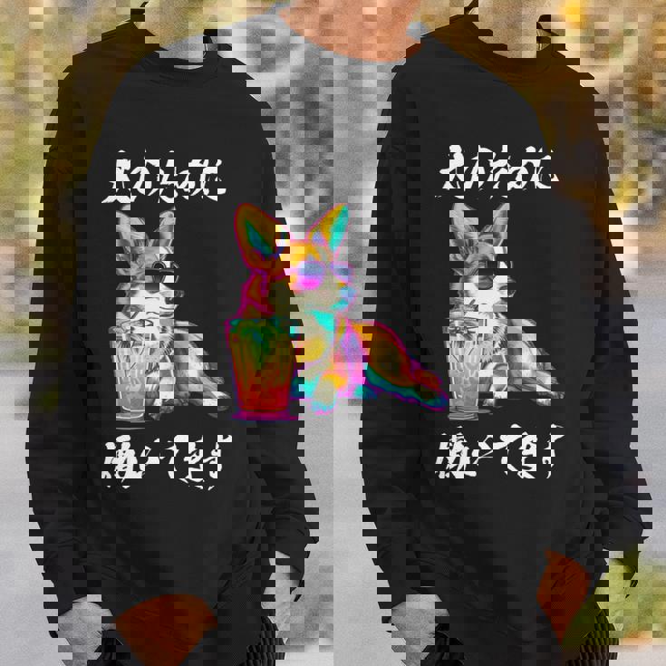 面白いtシャツ コーギー イヌ わんこ メンズ 犬好き グッズ おもしろ 面白い 服 ネタ わんこ 長袖tシャツ スウェットシャツ 彼への贈り物