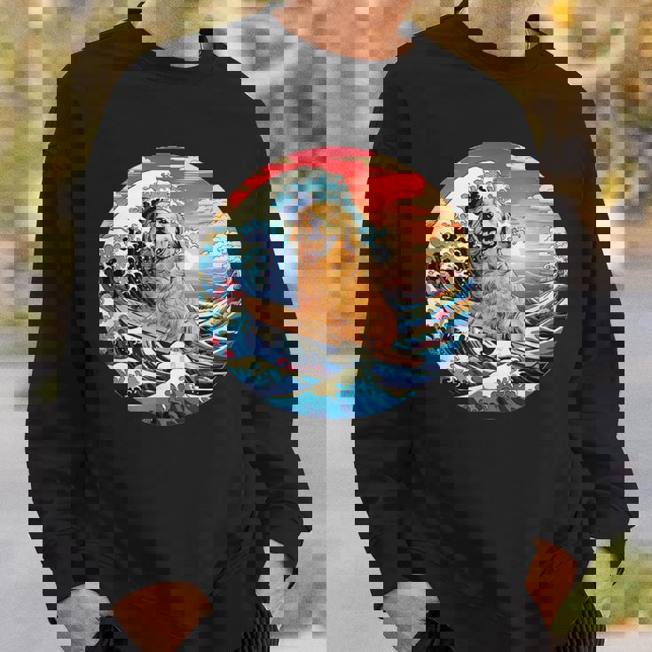 面白いtシャツ ゴールデンレトリバー 犬 イヌ メンズ 犬好き グッズ かわいい おもしろ 面白い 服 ネタ スウェットシャツ 彼への贈り物