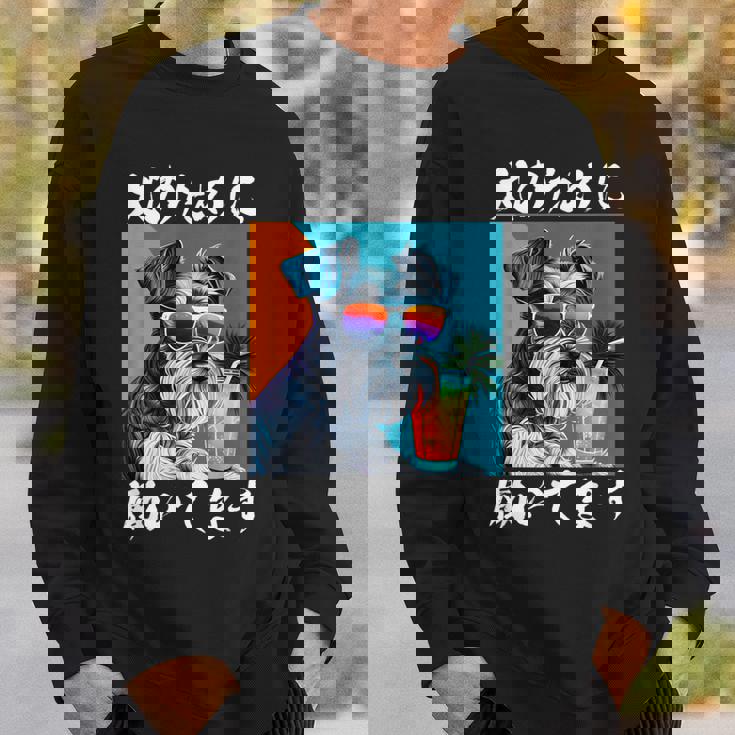 面白いtシャツ シュナウザー イヌ わんこ メンズ 犬好き グッズ おもしろ 面白い 服 ネタ わんこ スウェットシャツ 彼への贈り物