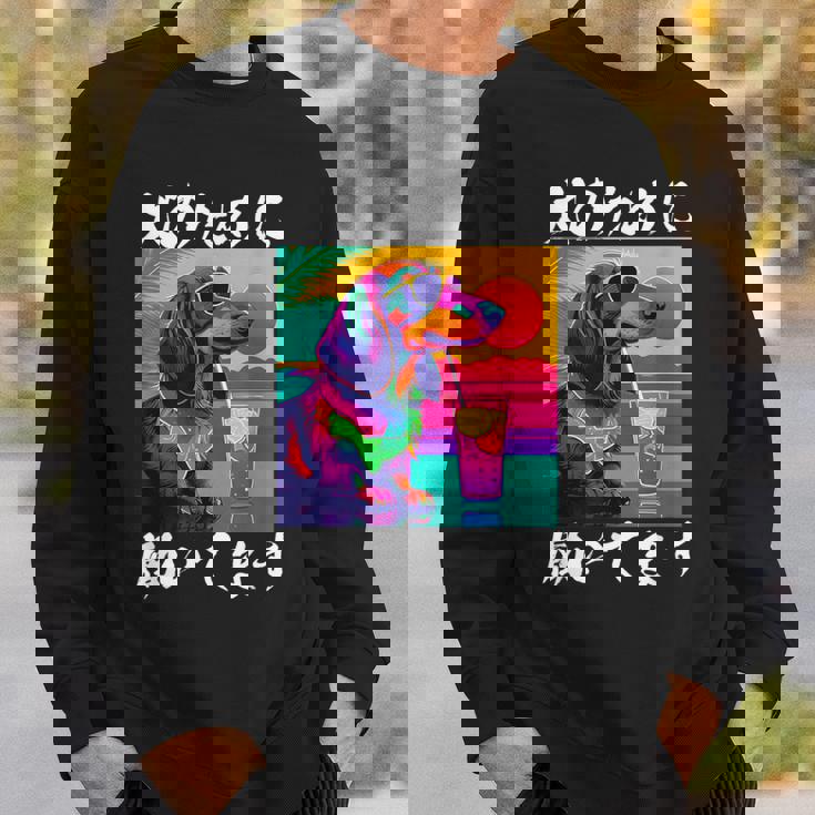 面白いtシャツ ダックスフンド イヌ わんこ メンズ 犬好き グッズ おもしろ 面白い 服 ネタ わんこ スウェットシャツ 彼への贈り物