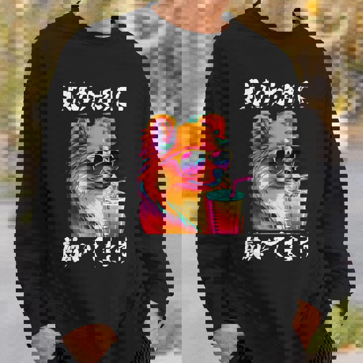 面白いtシャツ ポメラニアン イヌ わんこ メンズ 犬好き グッズ おもしろ 面白い 服 ネタ わんこ スウェットシャツ 彼への贈り物