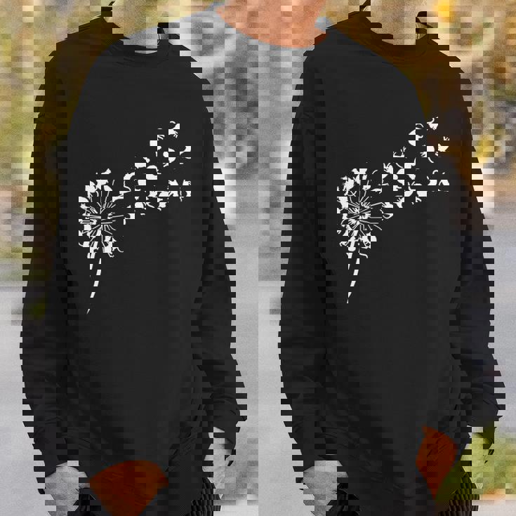 面白いtシャツ 猫 タンポポ ネコ メンズ 猫好き グッズ おもしろ 面白い 服 ネタ にゃんこ 猫の下僕 長袖tシャツ スウェットシャツ 彼への贈り物