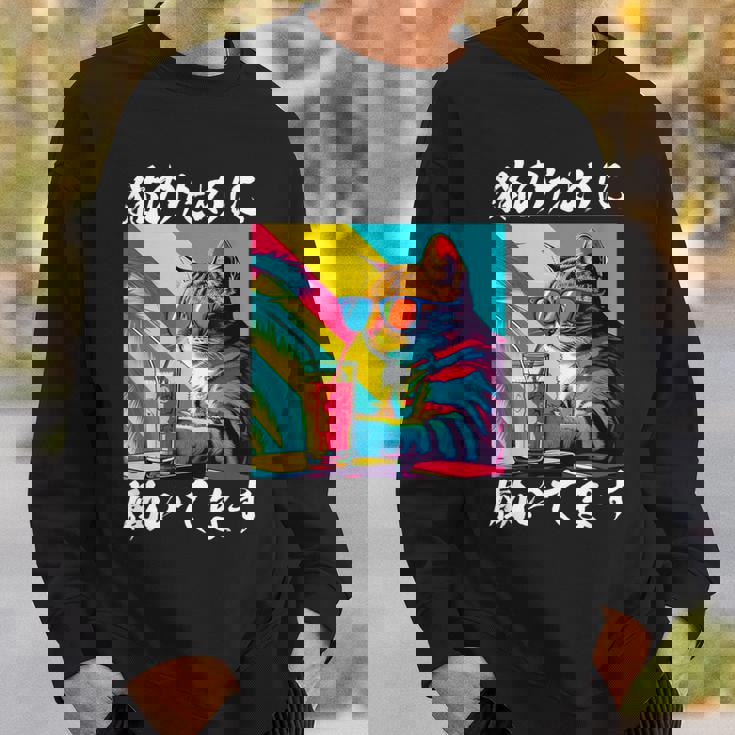 面白いtシャツ 猫 ネコ メンズ 猫好き グッズ おもしろ 面白い 服 ネタ にゃんこ 猫の下僕 スウェットシャツ 彼への贈り物