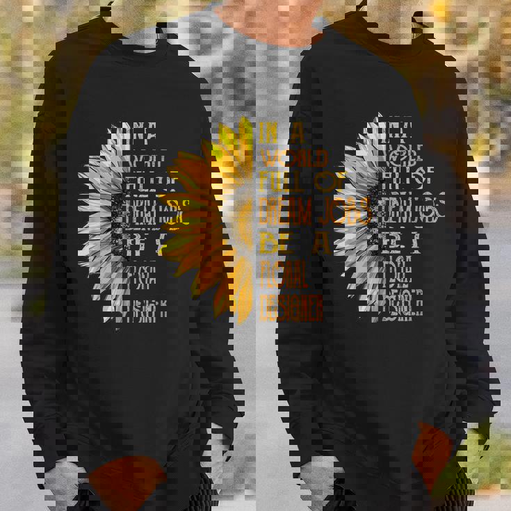 面白いひまわり柄シャツ 花柄デザイナーシャツ スウェットシャツ 彼への贈り物