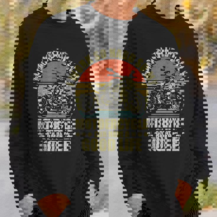 面白いオートバイの引用句 メンズ レディース オートバイ愛好家ライダー スウェットシャツ 彼への贈り物