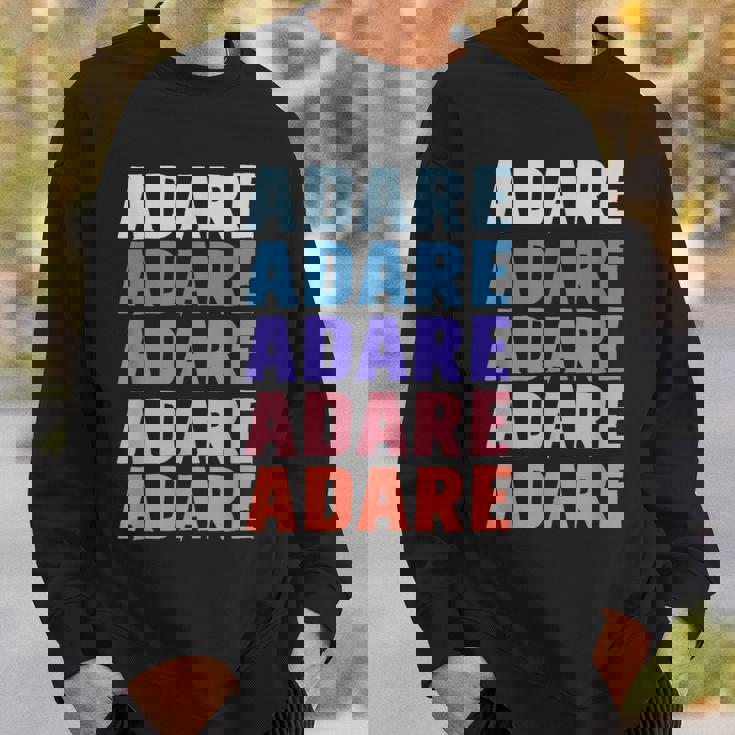 面白いギフトネーム Adare 名前入り スウェットシャツ 彼への贈り物