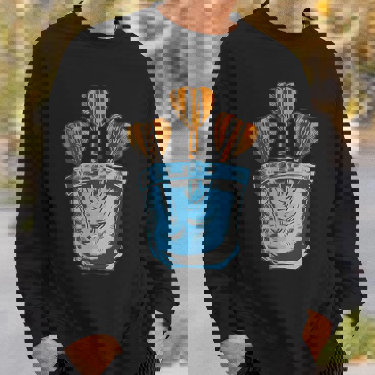 面白いダーツ Darts スウェットシャツ 彼への贈り物