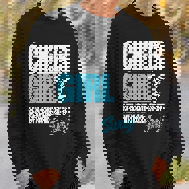 面白いチアリーダーシャツ かわいいチアリーディングガールギフト スウェットシャツ 彼への贈り物