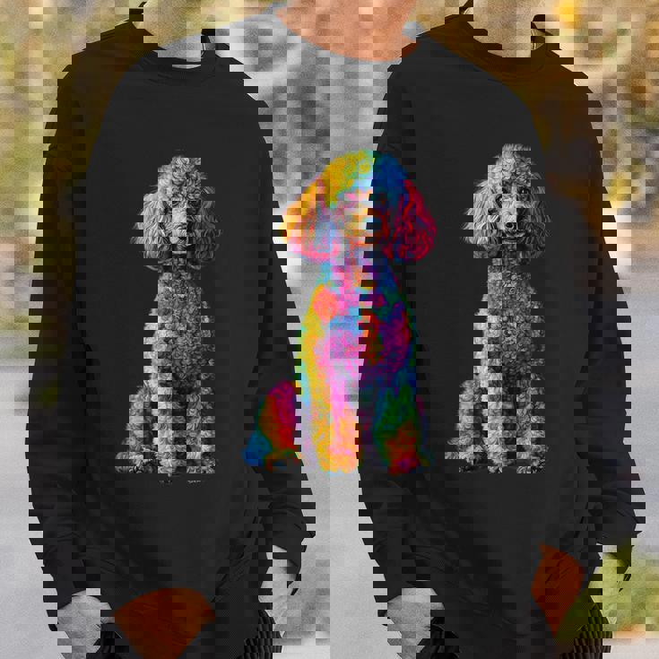 面白いプードル犬 動物愛好家 犬の飼い主 プードル犬 Poodle Animal Lover Dog Owner スウェットシャツ 彼への贈り物