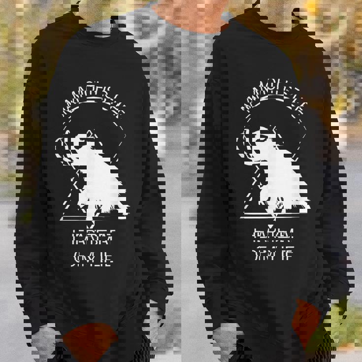 面白いマムート石器時代の氷河期デザイン 先史時代のデザイン スウェットシャツ 彼への贈り物