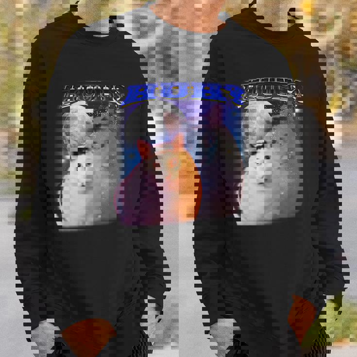 面白いミームハァキャット スウェットシャツ 彼への贈り物