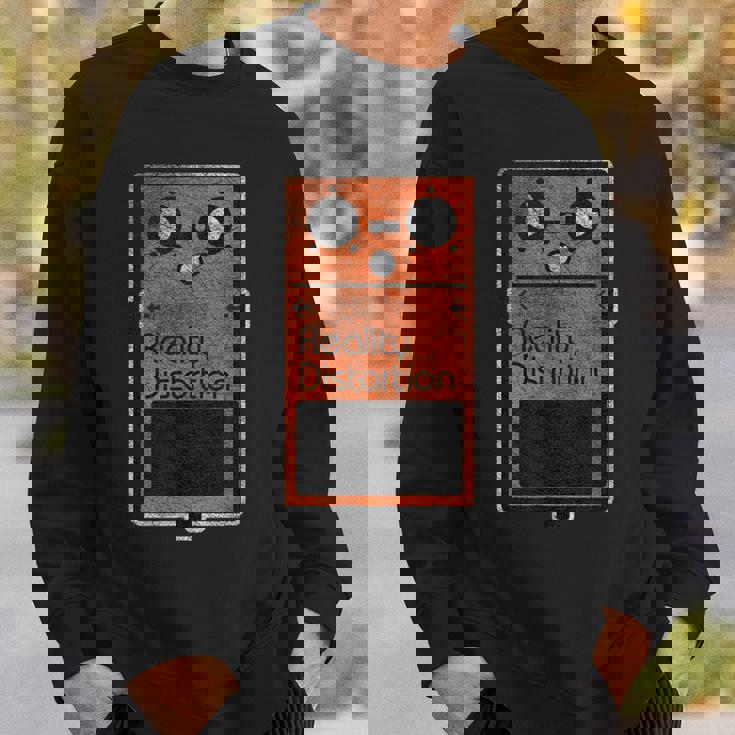 面白いリアリティディストーションエフェクトペダル スウェットシャツ 彼への贈り物