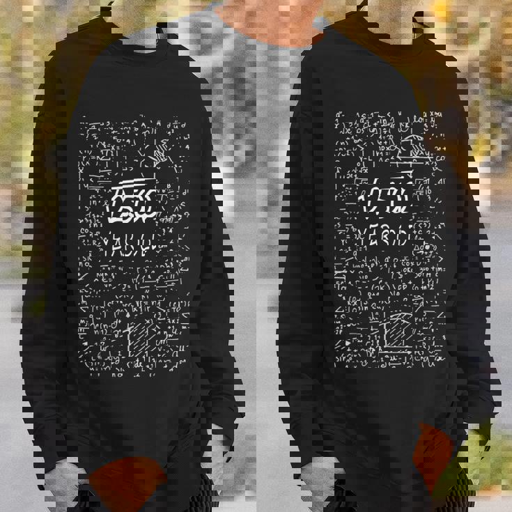 面白い数学オタク50歳50歳の誕生日の積分計算 スウェットシャツ 彼への贈り物