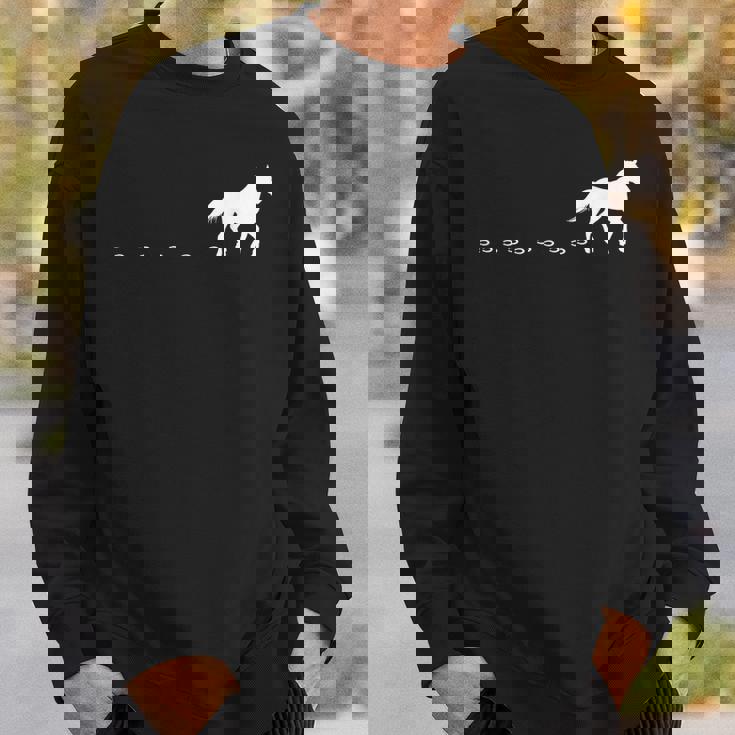 馬の線路、馬蹄、乗馬。 スウェットシャツ 彼への贈り物