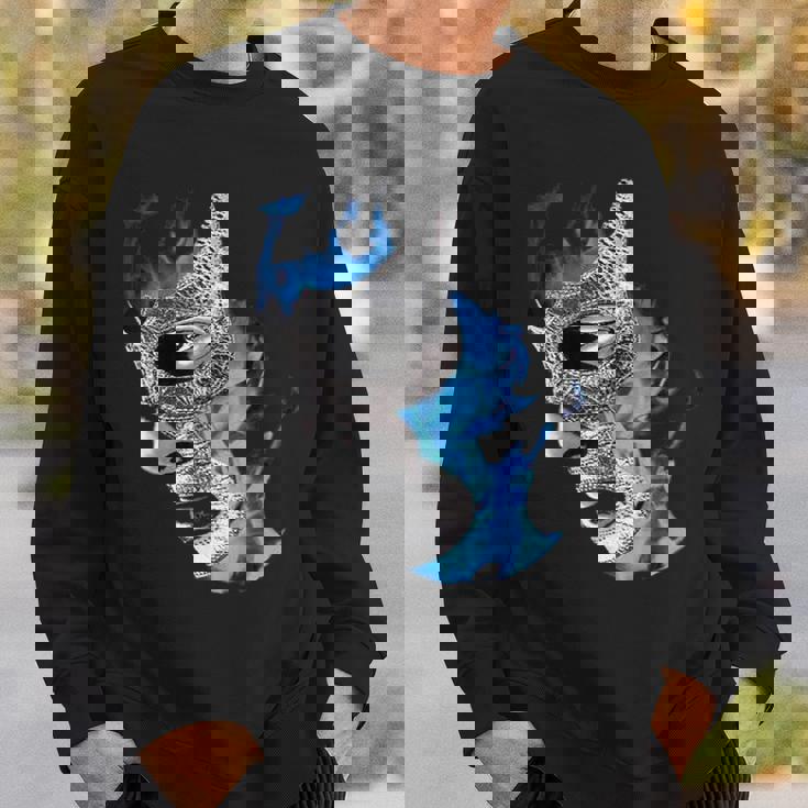 鬼青ルチャリブレ メキシカンレスラーレジェンド スウェットシャツ 彼への贈り物