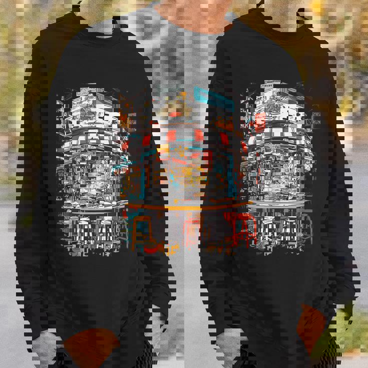 鮮やかな東京ラーメン屋 日本食好き カワイイオタク スウェットシャツ 彼への贈り物