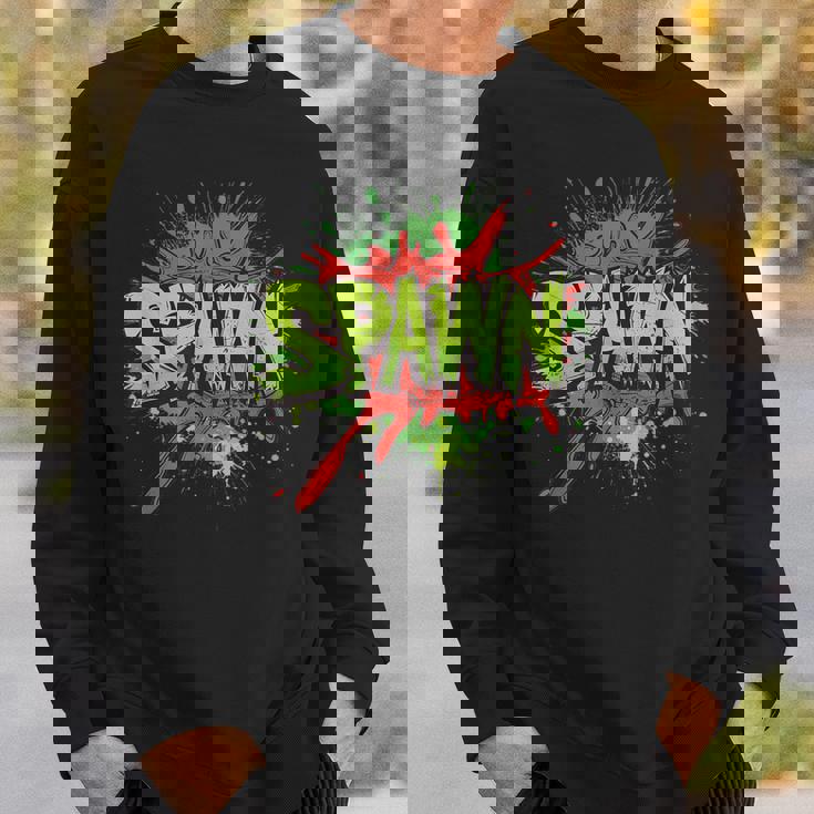 鮮やかな色とクールなスポーンステートメントコスチューム。 スウェットシャツ 彼への贈り物