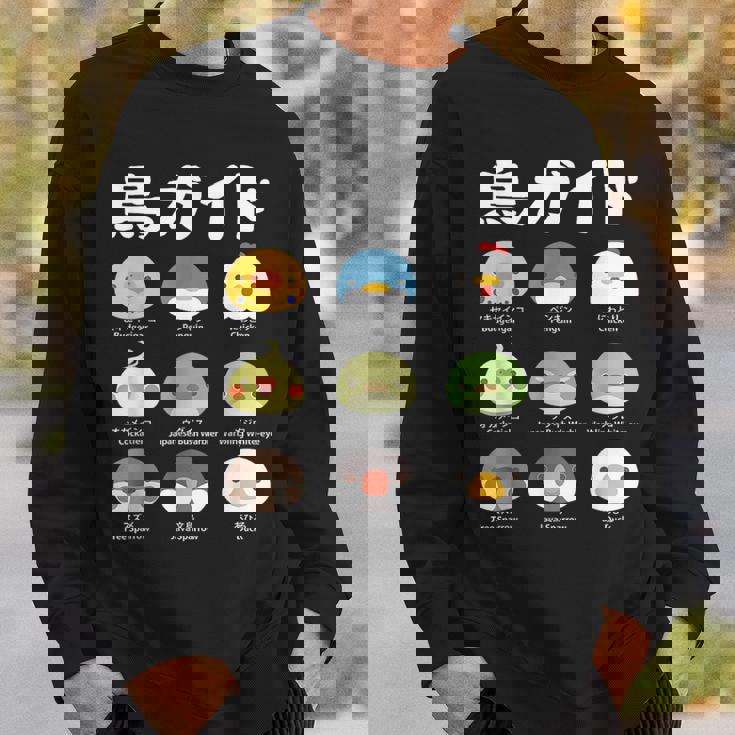 鳥ガイド 鳥好き 鳥の飼い主 フィクション オカメインコ フィクション鳥一覧 相棒 オウム ペンギン ニワトリ 鳥の種類 スウェットシャツ 彼への贈り物