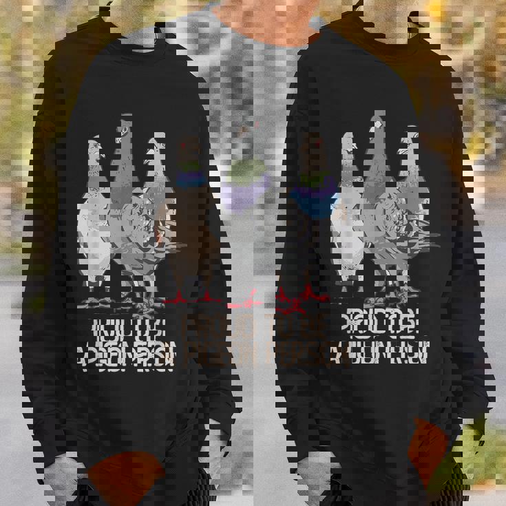 鳩の人であることを誇りに思う鳩好き。 スウェットシャツ 彼への贈り物