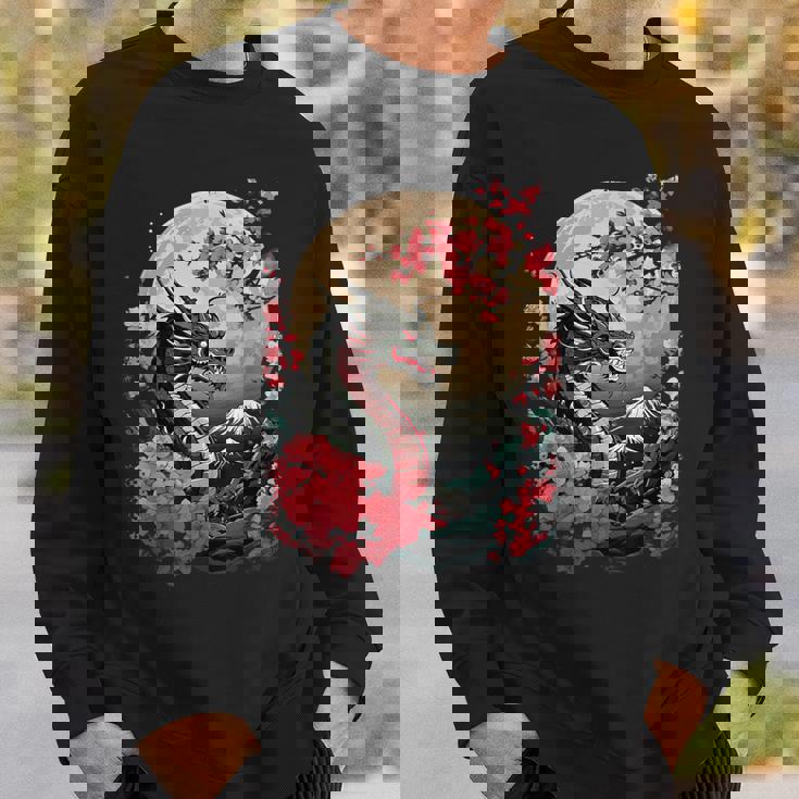 黒龍 桜 日本 美学 日本龍 スウェットシャツ 彼への贈り物