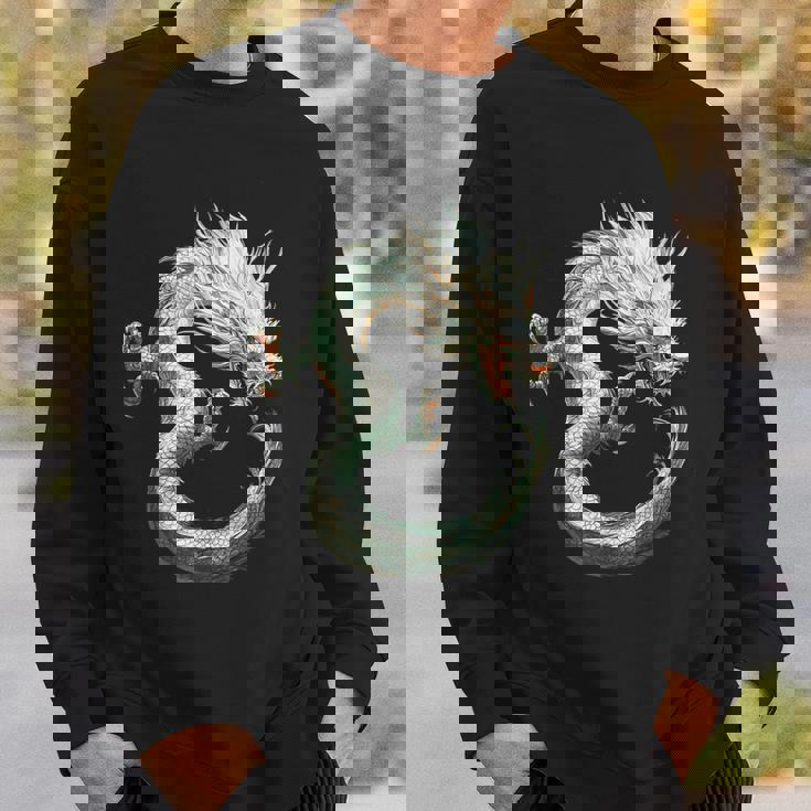 龍人 龍神 ドラゴンモチーフ 神話芸術 龍神竜 スウェットシャツ 彼への贈り物